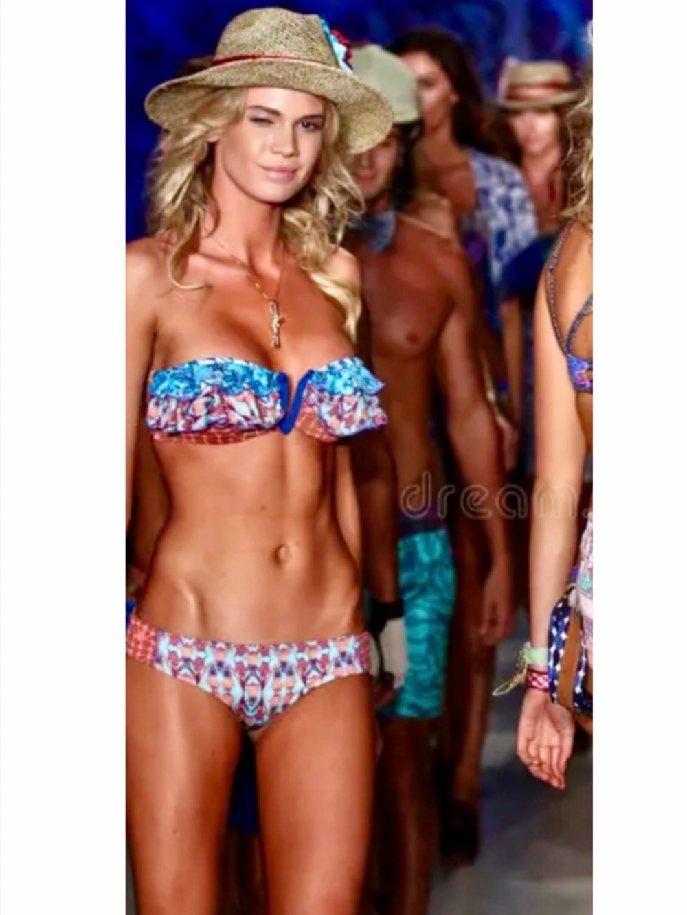 ▪️(BOTTOMS) Maaji Blooming Champion Reversible Bikini Bottoms- Medium.